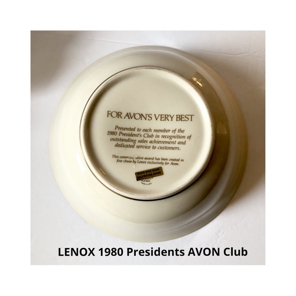 LINOX Fine China for AVON Presidents Club 9.5 inch Bowl. Collectable. - Picture 4 of 7
